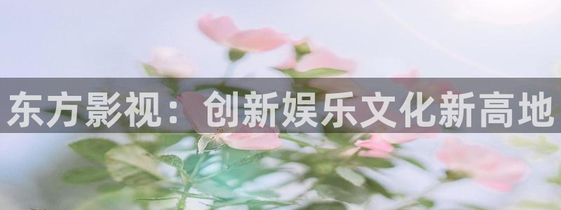 人人视频网站：东方影视：创新娱乐文化新高地